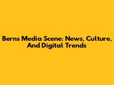 Bern's Media Scene: News, Culture, And Digital Trends