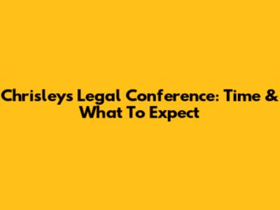 Chrisley's Legal Conference: Time & What To Expect