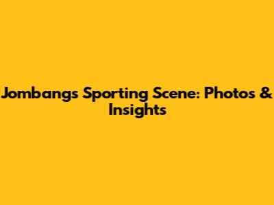 Jombang's Sporting Scene: Photos & Insights