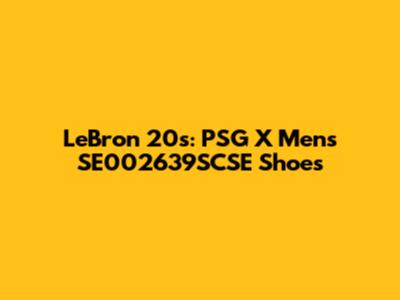 LeBron 20s: PSG X Men's SE002639SCSE Shoes