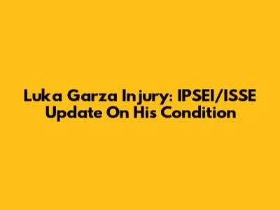 Luka Garza Injury: IPSEI/ISSE Update On His Condition