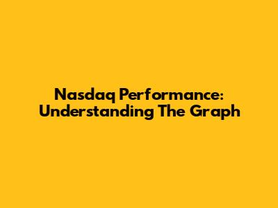 Nasdaq Performance: Understanding The Graph