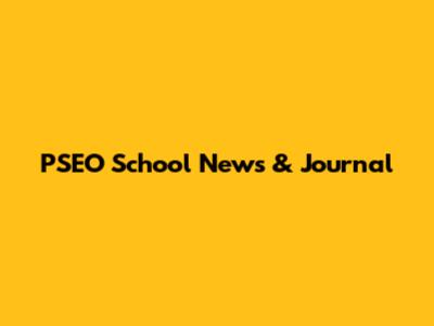 PSEO School News & Journal