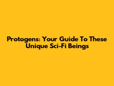Protogens: Your Guide To These Unique Sci-Fi Beings