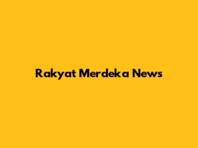 Rakyat Merdeka News
