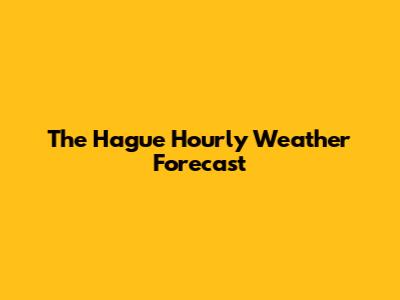 The Hague Hourly Weather Forecast